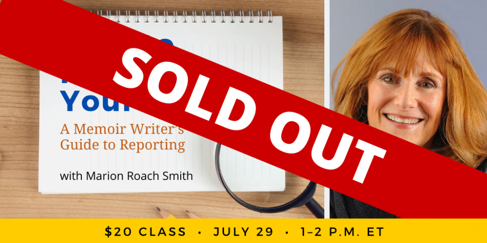 Marion Roach Smith class is sold out