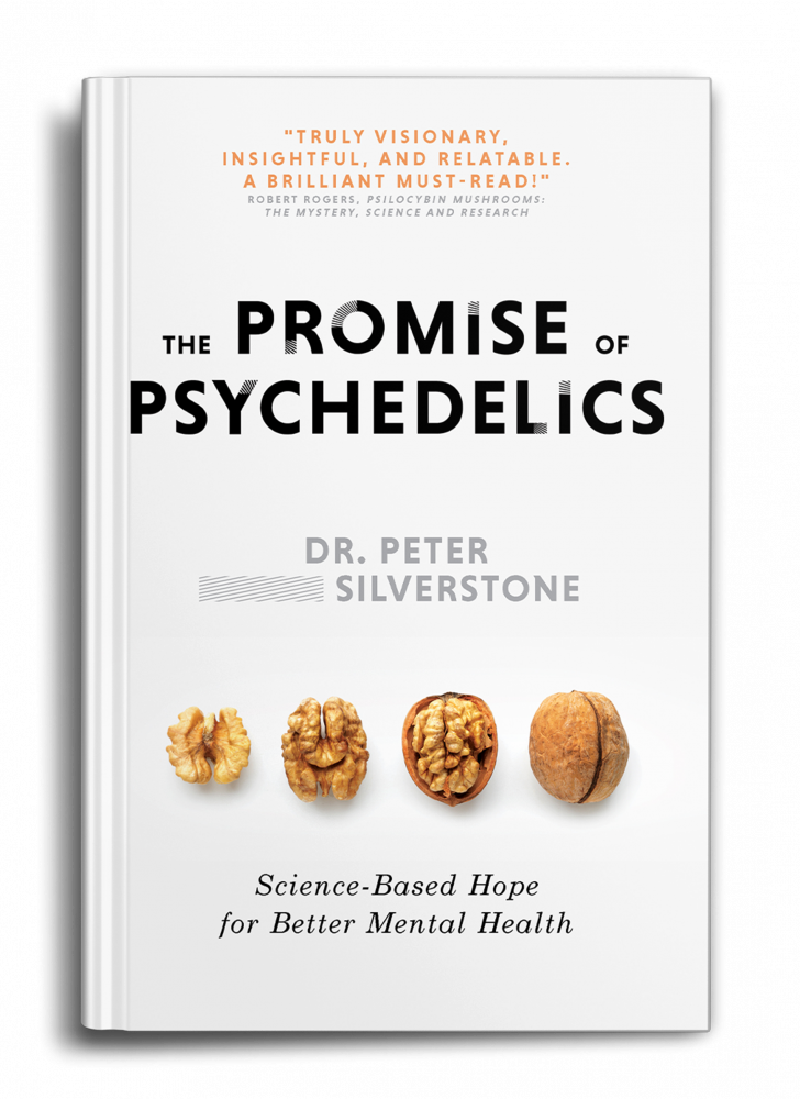 Bokomslag: The Promise of Psychedelics av ​​Dr. Peter Silverstone
